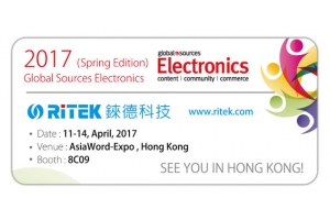 2017 Global Sources Electronics (Spring Edition), Welcome to RITEK booth!