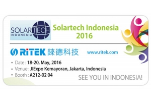 2016 Solartech Indonesia, Welcome to RITEK booth!